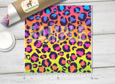 Rainbow Leopard Patterned HTV 1240